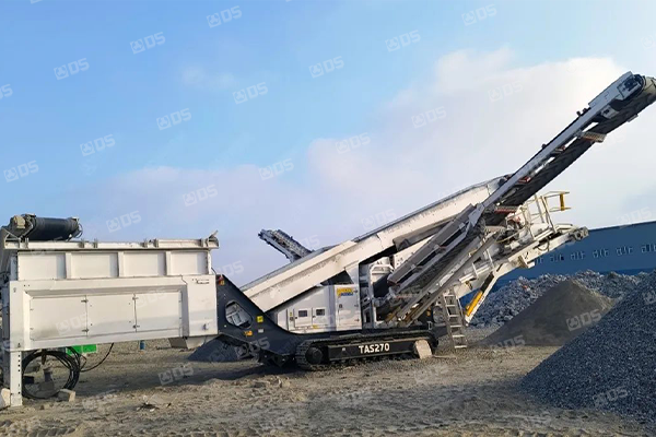 construction debris mobile processing equipment